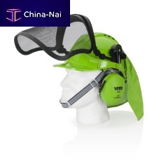 Construction helmet VICSPFAEN 397with visornoise-reduction