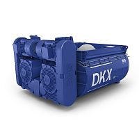 Twin-shaft kneader DKX seriesdynamicbatchcompact