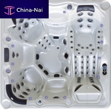 Built-in hot tub MAJESTICabove-groundsquare5-person