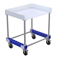 Work station cart Q-100-0917 metalwith swivel casters
