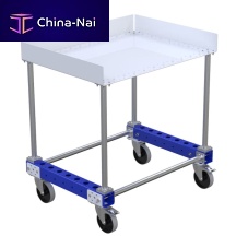 Work station cart Q-100-0917 metalwith swivel casters