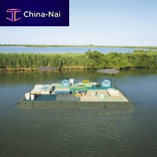 Floating platform for marinasmodular