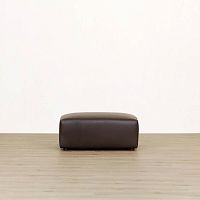 Contemporary pouf BIG SPENDERfabricleathersquare