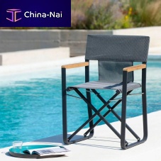 Contemporary chair Cosetteoutdoorfabricteak