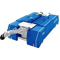 Flatbed trailer 3RS2-axleself-propelledfor industrial materials