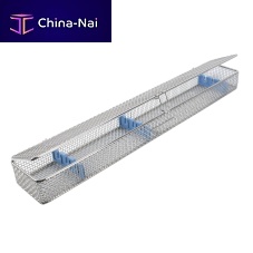 Instrument sterilization tray 08774stainless steelsiliconeperforated