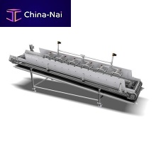 Ice water cooling system for the food industry