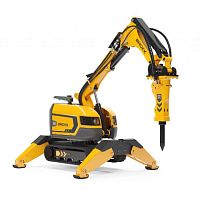 Remote-controlled demolition robot Brokk 200+