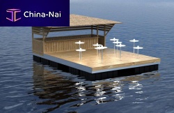 Floating platform AquaTerrazzafor marinascustom