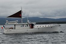 Cruising motor yacht MY16wheelhouseepoxywood
