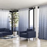 Curtain fabric OPALEplainpatternedArt Nouveau