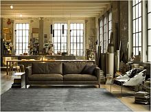 Contemporary sofa HAMPTON brown2-person