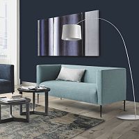 Contemporary sofa MORRISfabricleather