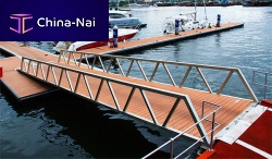 Marina gangway AG900for recreation centersarticulatedself-supporting