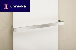 1-bar towel rack ARTEPLANOsurface mountedbrushed stainless steel