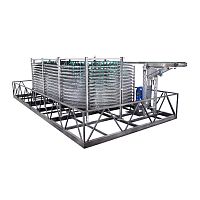 Spiral freezer processautomatic defroststainless steel