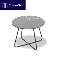 Contemporary coffee table YY 72'steelsteel baselacquered metal steel base