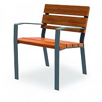 Contemporary chair LINA indoorwoodenmetal base