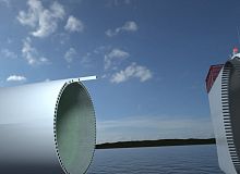 Composite profile tubularfor wind farms