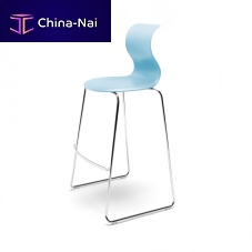 Contemporary bar chair PROindoorleatherpolypropylene