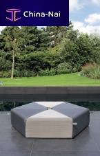 Contemporary pouf CAKE 80fabric