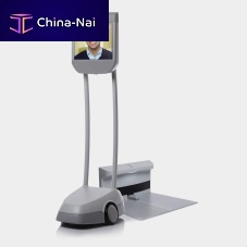 Mobile telepresence robot BeamPro®with integrated camera