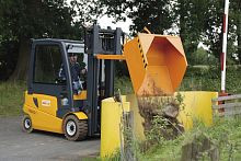 Face shovel bucket BSE seriesfor forklift truckstilting