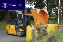Face shovel bucket BSE seriesfor forklift truckstilting