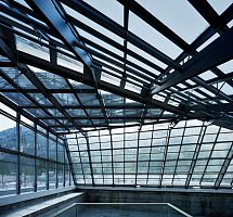 Stick system curtain wall MUSEglassaluminum