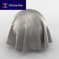 Body protection fabric LYON for electronicsplainfloral pattern