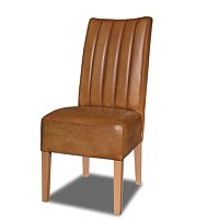 Traditional dining chair GEORGIAindoorleatherwooden base