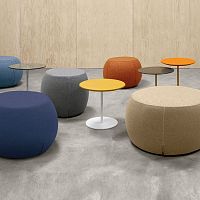 Contemporary pedestal table JOLLYwoodenroundhome