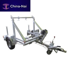 Cable drum trailer TTA 509single-axletowedfor cable transport and laying