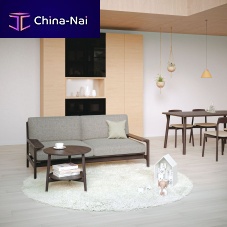 Contemporary side table KAMUY 58oakwalnutsolid wood