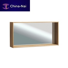 Wall-mounted bathroom mirror A20contemporaryrectangularilluminated