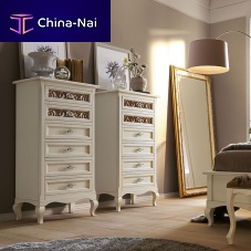 Traditional chiffonier CAPRIlacquered woodwhite