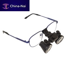 Glasses-type binocular loupe TITANIUMwith flip-up system