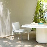 Contemporary chair MAEoutdoorindoorfabric