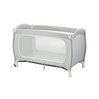 Single baby bed SLEEP'N PLAYcontemporaryon castersfolding