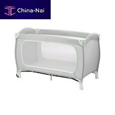 Single baby bed SLEEP'N PLAYcontemporaryon castersfolding