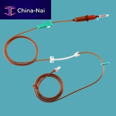 Chemotherapy infusion set IVP-070with drip chamberwith Y portlatex-free