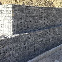 Protection gabion exteriormetal