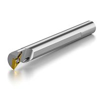 Carbide boring bar with cylindrical shankfor internal turning