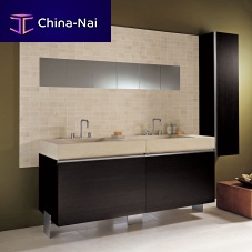 Built-in washbasin RETTANGOLO 2stonewith counterdouble