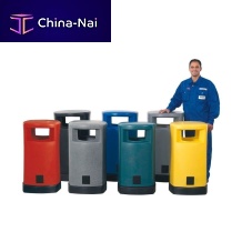 Polyethylene waste bin 173193Windustrial waste