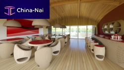 Floating building WATERNEST 100prefabaluminumwood framing