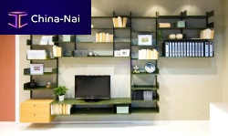 Contemporary TV wall unit K1aluminum