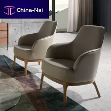 Contemporary armchair 5043fabricwalnutash