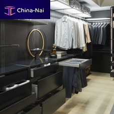 Contemporary walk-in wardrobe COLLECTlacquered wood