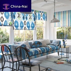Upholstery fabric MIAMIfor curtainsolar protectionpatterned